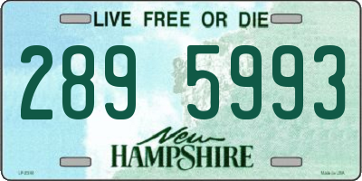 NH license plate 2895993