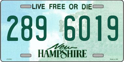 NH license plate 2896019