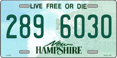 NH license plate 2896030