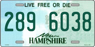 NH license plate 2896038