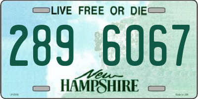 NH license plate 2896067