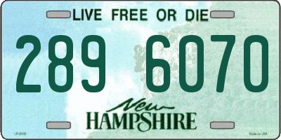 NH license plate 2896070