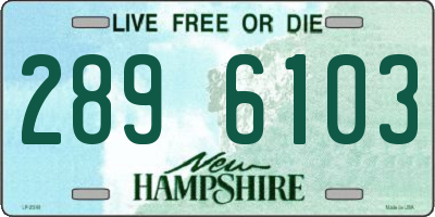 NH license plate 2896103