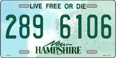 NH license plate 2896106