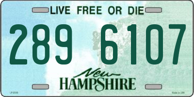 NH license plate 2896107