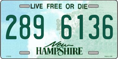 NH license plate 2896136