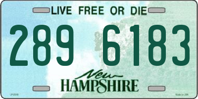 NH license plate 2896183