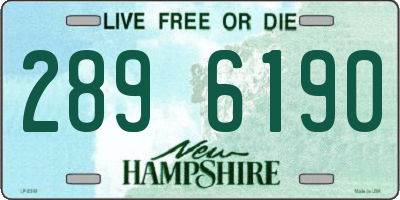 NH license plate 2896190