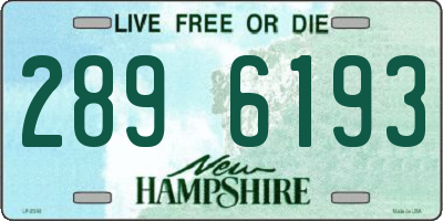 NH license plate 2896193