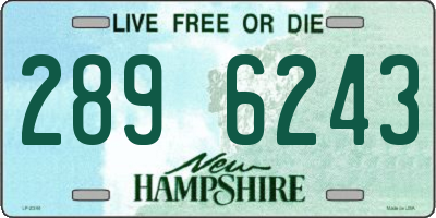 NH license plate 2896243
