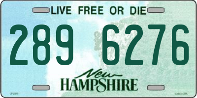 NH license plate 2896276