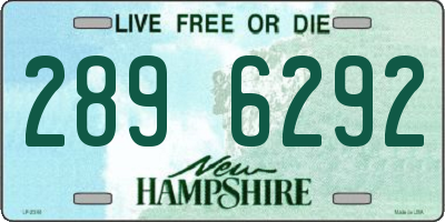 NH license plate 2896292