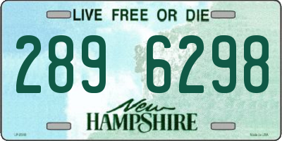 NH license plate 2896298