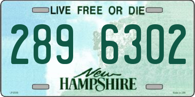 NH license plate 2896302