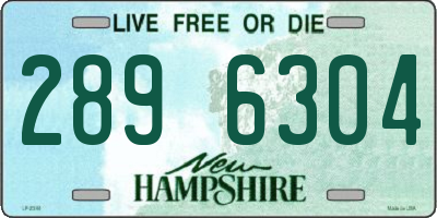 NH license plate 2896304