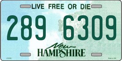 NH license plate 2896309