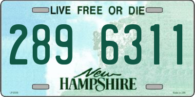 NH license plate 2896311