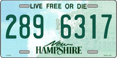 NH license plate 2896317
