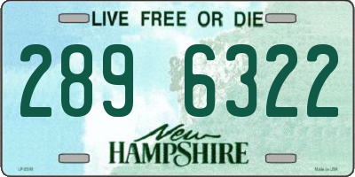 NH license plate 2896322