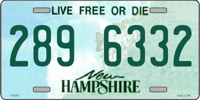 NH license plate 2896332