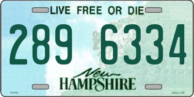 NH license plate 2896334