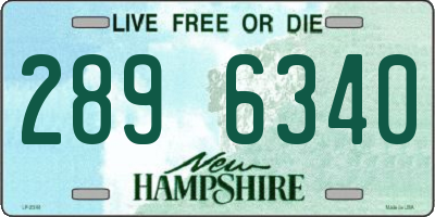 NH license plate 2896340