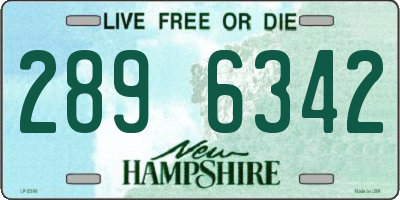 NH license plate 2896342