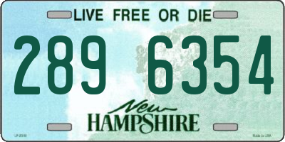 NH license plate 2896354