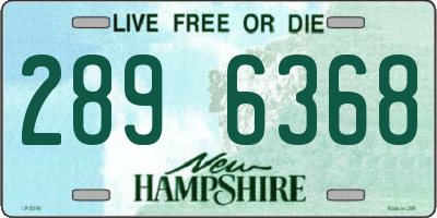 NH license plate 2896368