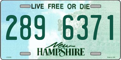 NH license plate 2896371