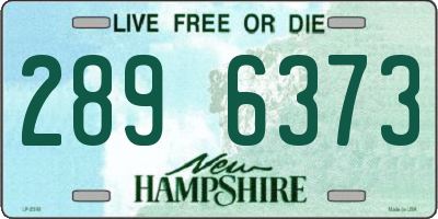 NH license plate 2896373