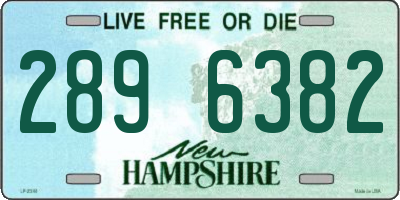 NH license plate 2896382