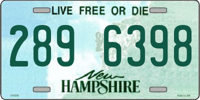 NH license plate 2896398