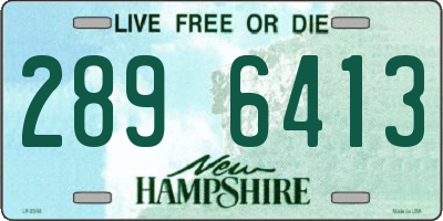 NH license plate 2896413