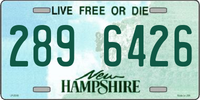 NH license plate 2896426