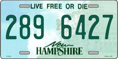 NH license plate 2896427