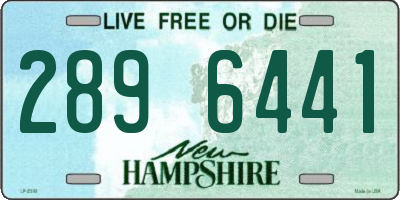 NH license plate 2896441