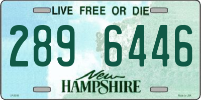 NH license plate 2896446