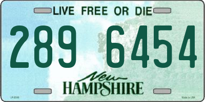 NH license plate 2896454