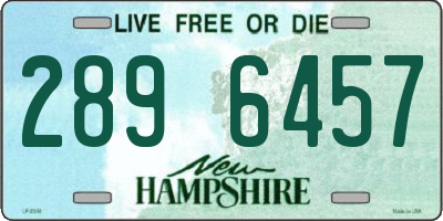 NH license plate 2896457