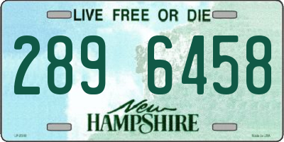 NH license plate 2896458
