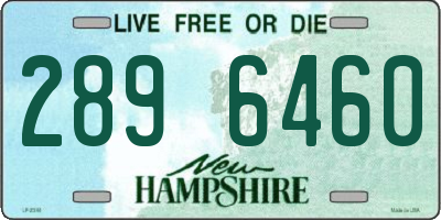 NH license plate 2896460