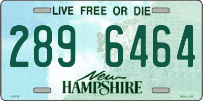 NH license plate 2896464
