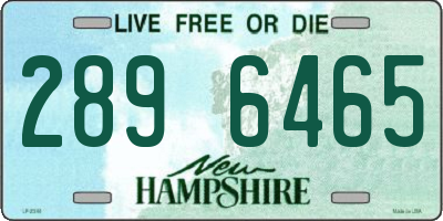 NH license plate 2896465