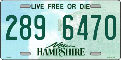 NH license plate 2896470