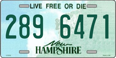 NH license plate 2896471
