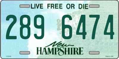 NH license plate 2896474