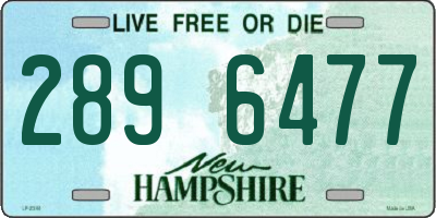 NH license plate 2896477