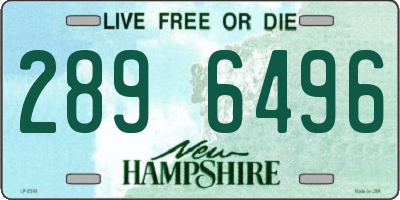 NH license plate 2896496
