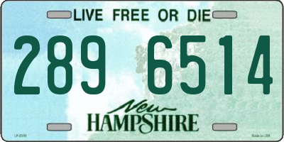 NH license plate 2896514